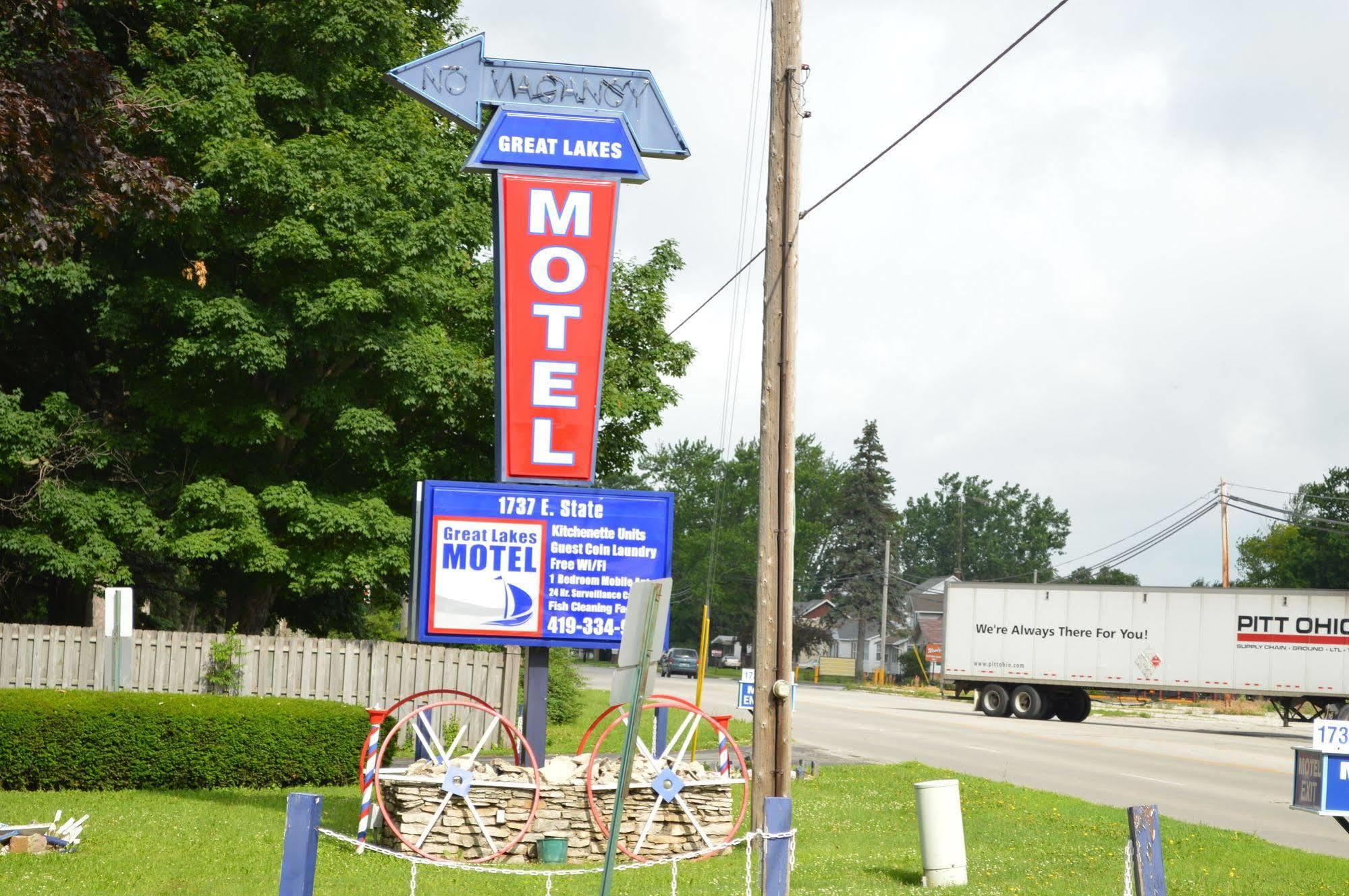 Great Lakes Motel Fremont Exterior foto